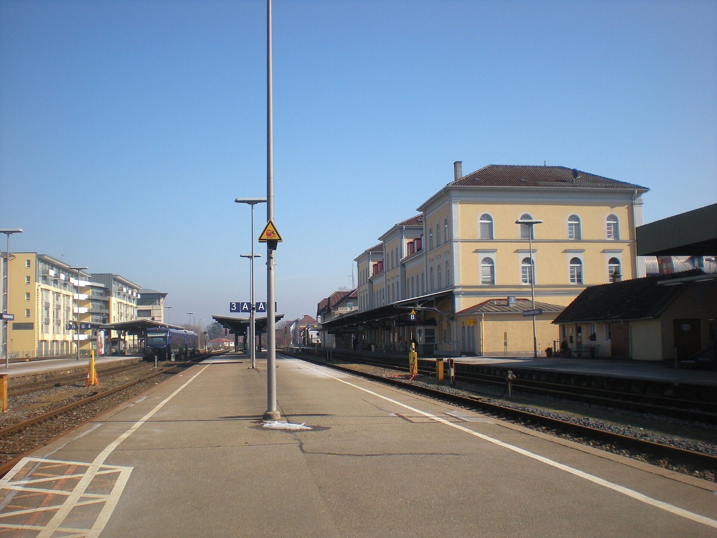 Friedrichshafen Stadt Bahnsteige