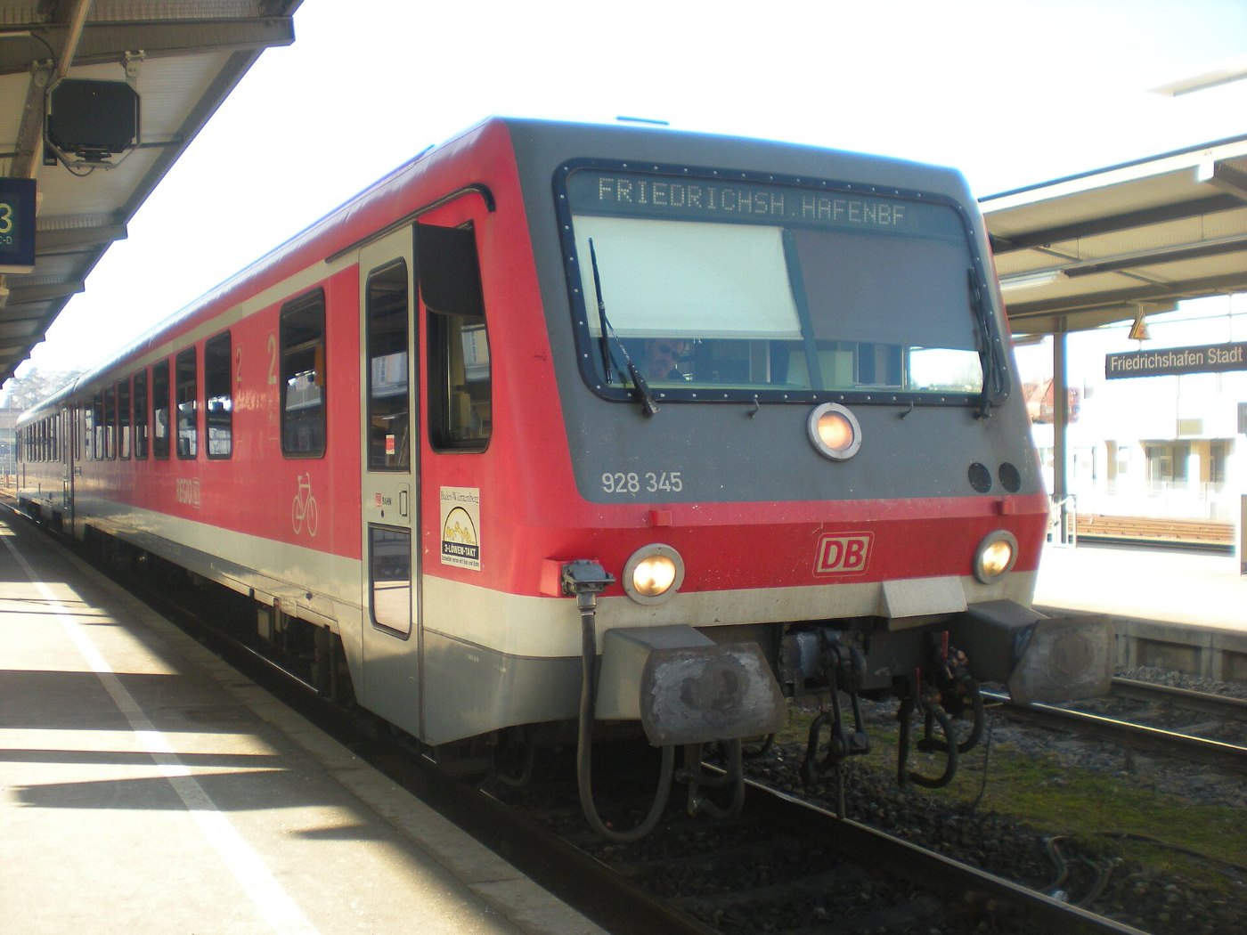 Bahnhof Friedrichshafen Stadt BR 628