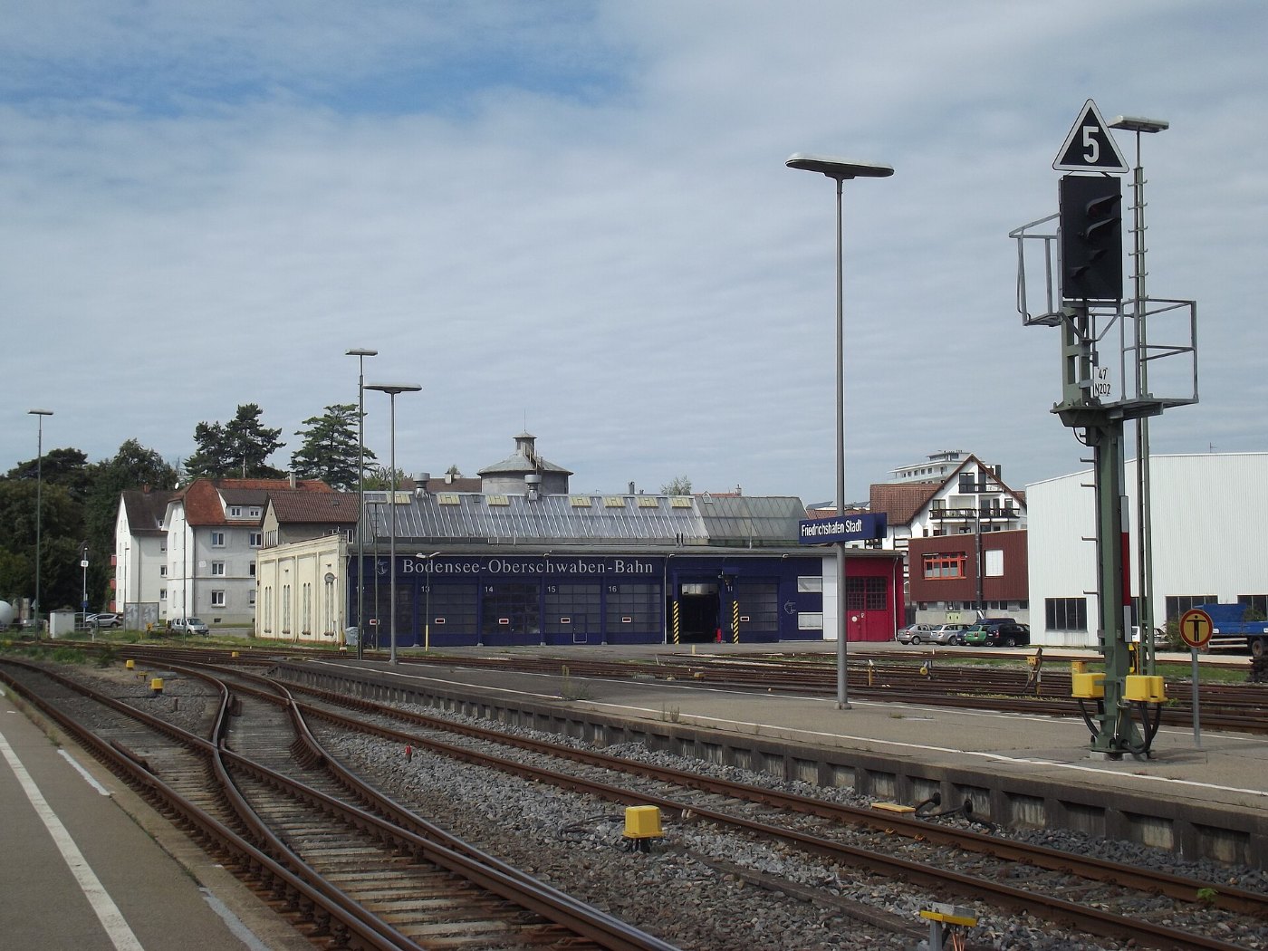 Friedrichshafen stadt station Bodensee Oberschwaben Bahn