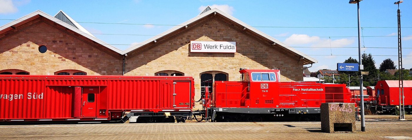 Rettungszug Bahnhof Fulda