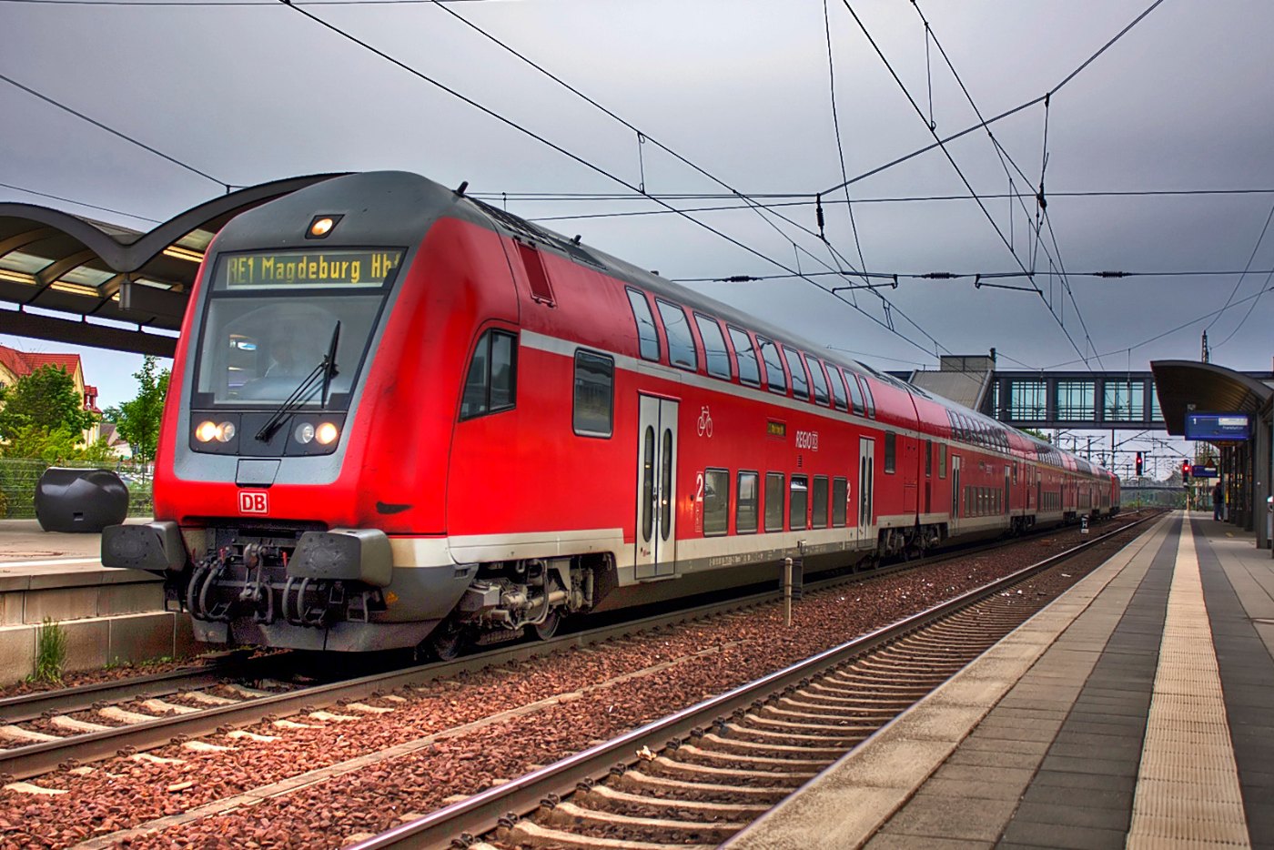 RE 1 Fürstenwalde aus Richtung Frankfurt panoramio