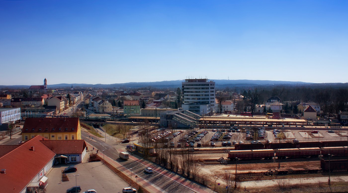Rail Station Fürstenwalde ^ NCC Tower panoramio