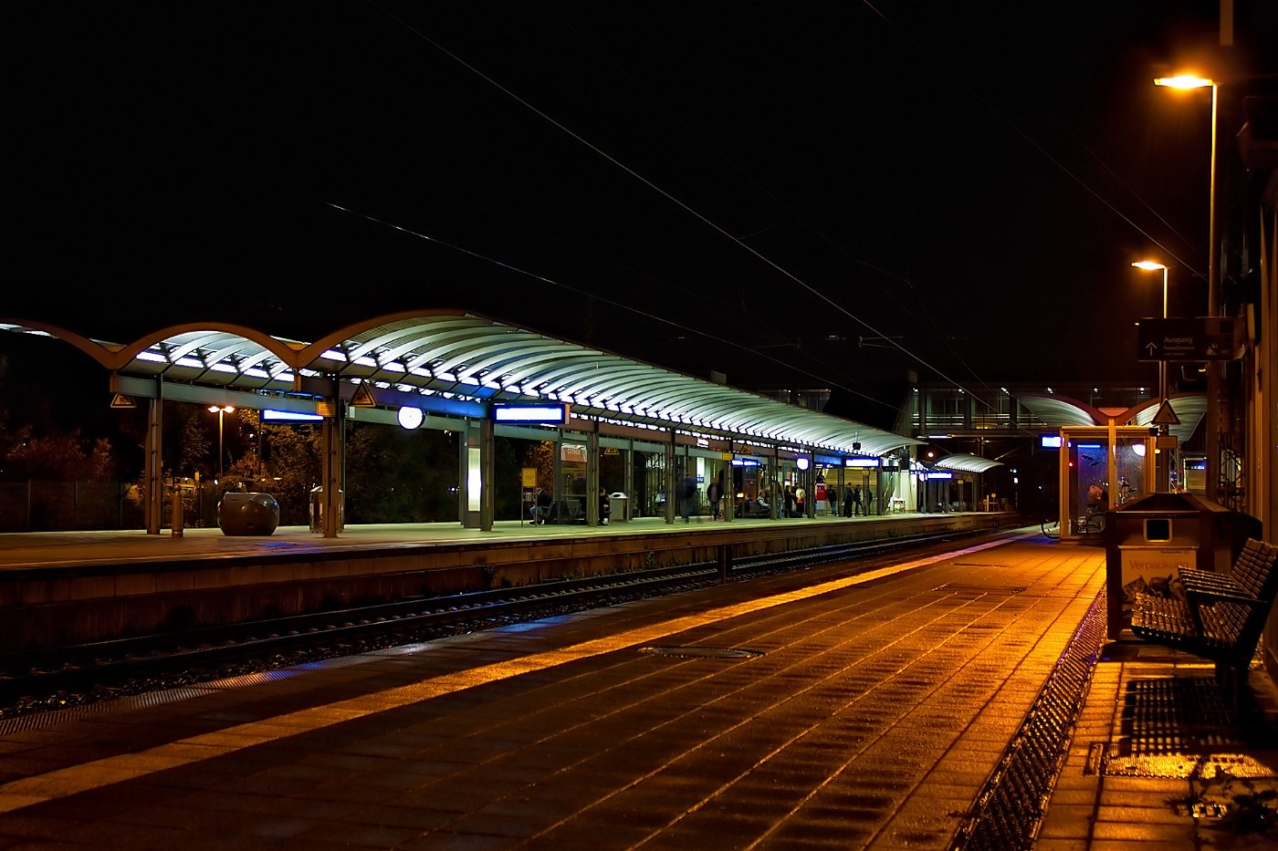 Bahnhof Fürstenwalde (Südseite), Fürstenwalde (Spree), Deutschland panor