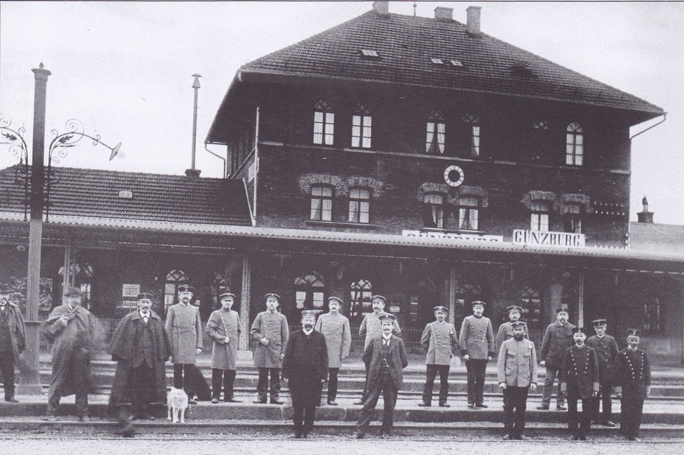 Bahnhof Günzburg 1902