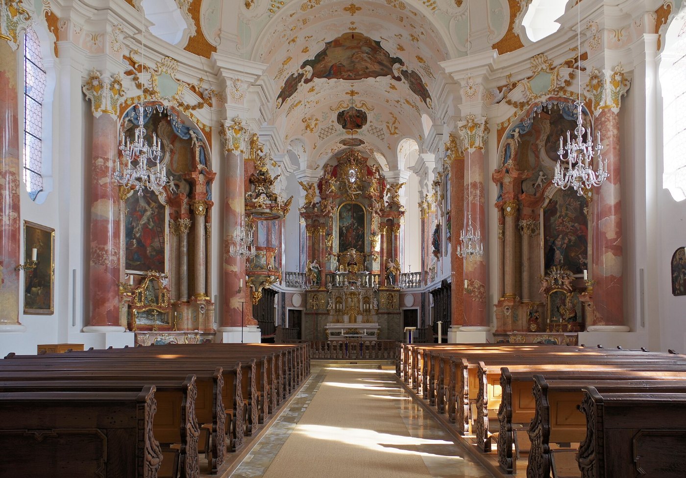 Günzburg Frauenkirche BW 2017 03 13 13 37 08