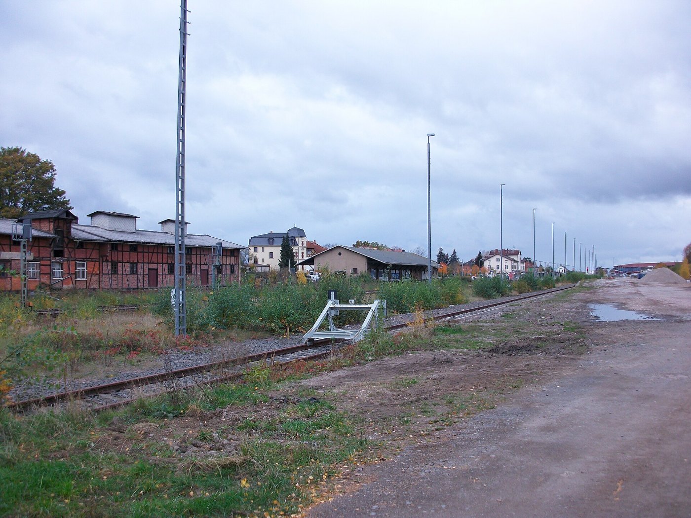 Bahnhof Geithain, BHG und Güterschuppen