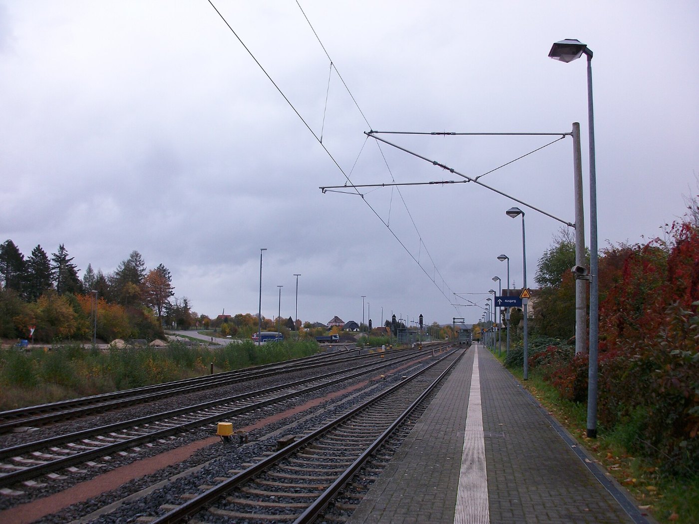 Bahnhof Geithain, Gleisanlagen