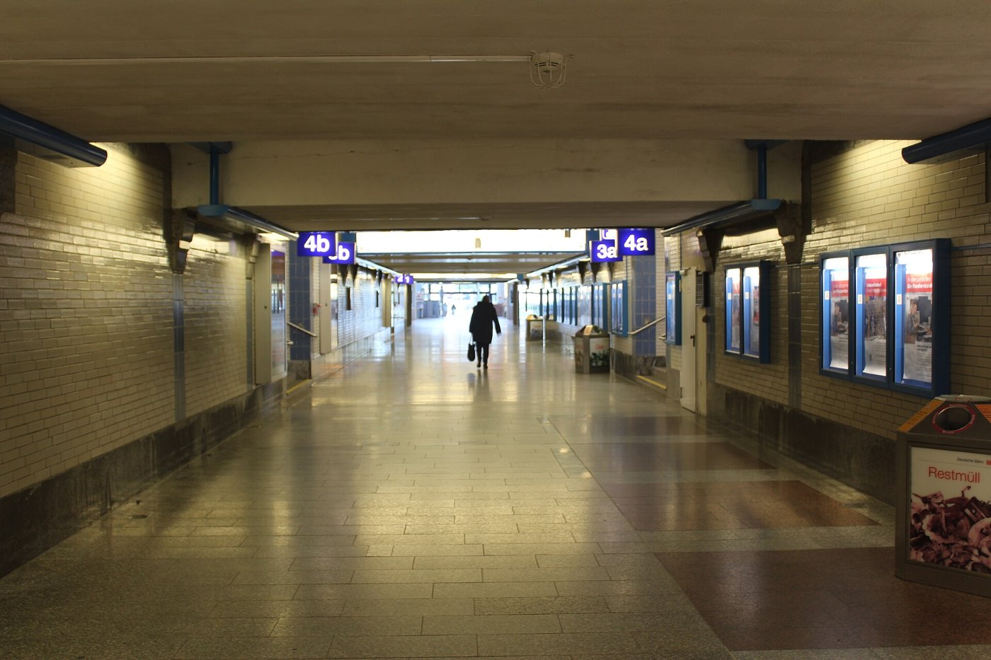 Gera Hbf, Unterführung