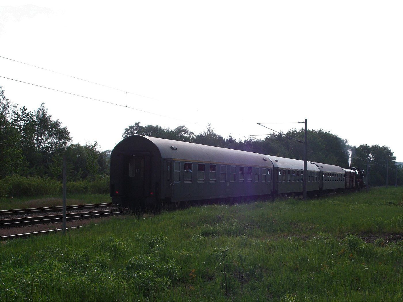 Dampf Sonderzug nach Glauchau im Bahnhof St. Egidien (4)