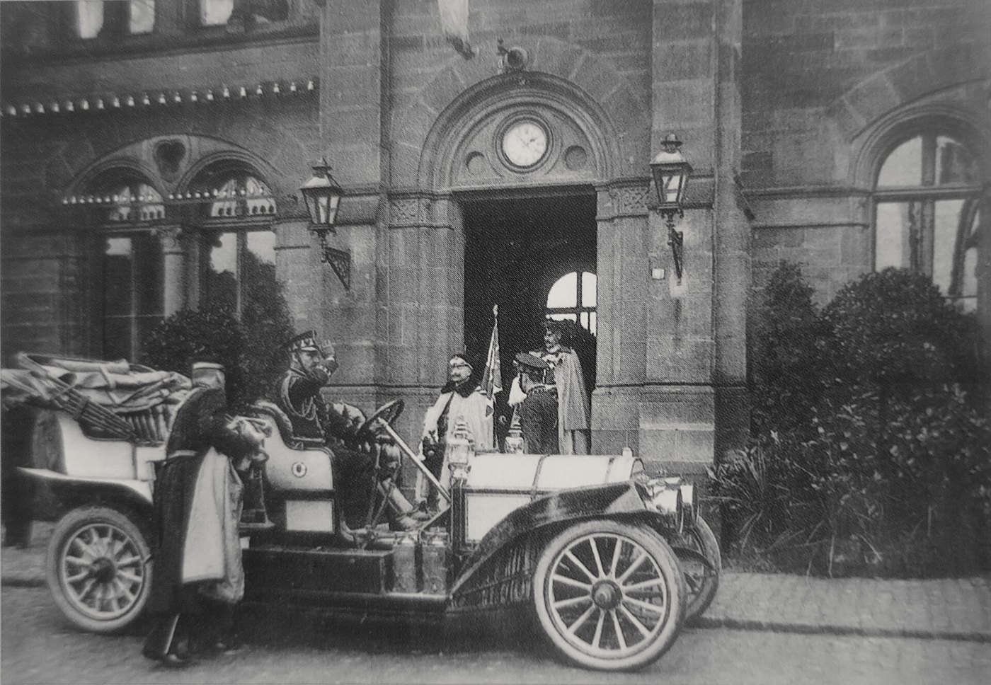 Wilhelm II Ankunft in Gelnhausen 1906 10 14