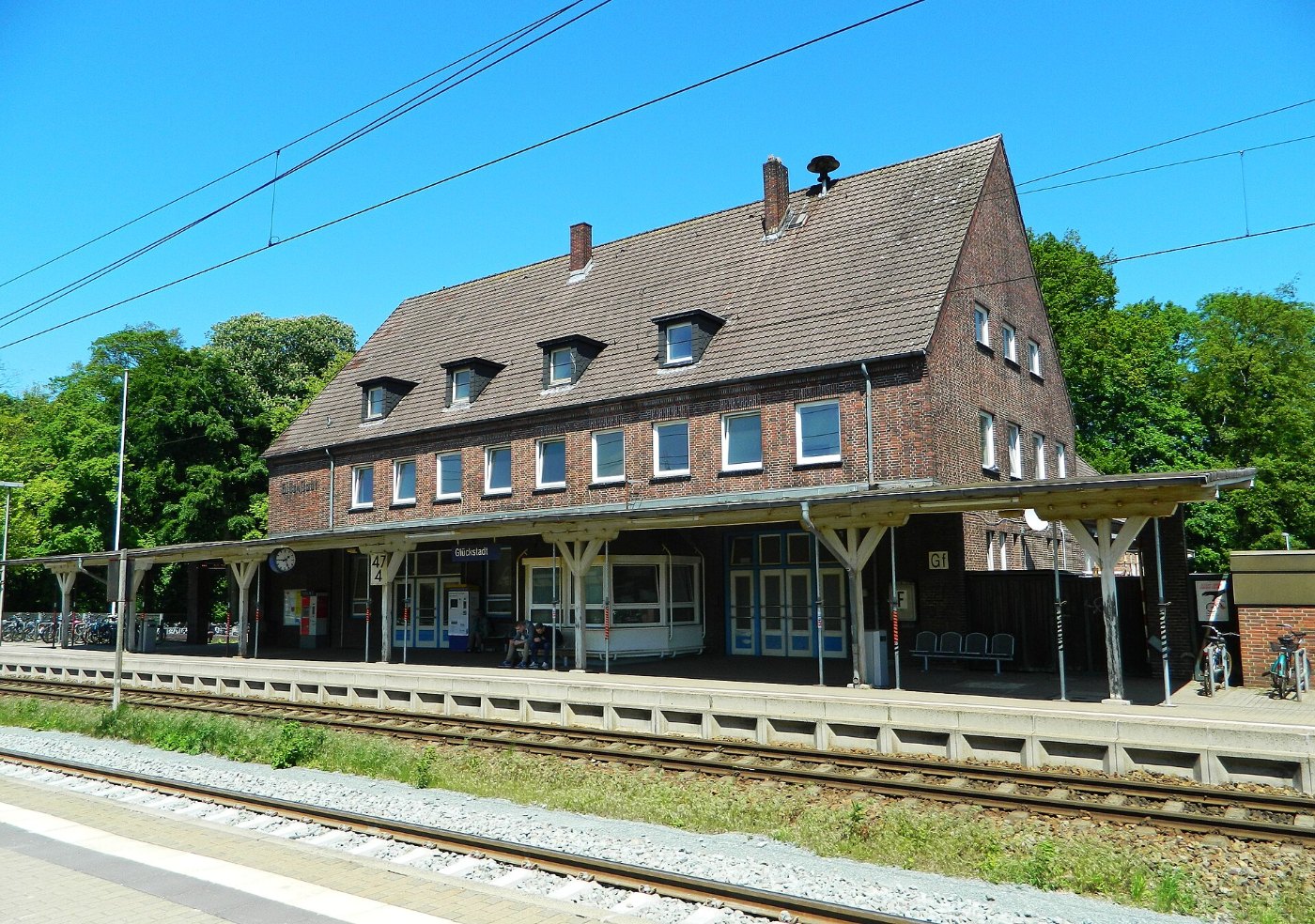 Bahnhof Glückstadt panoramio