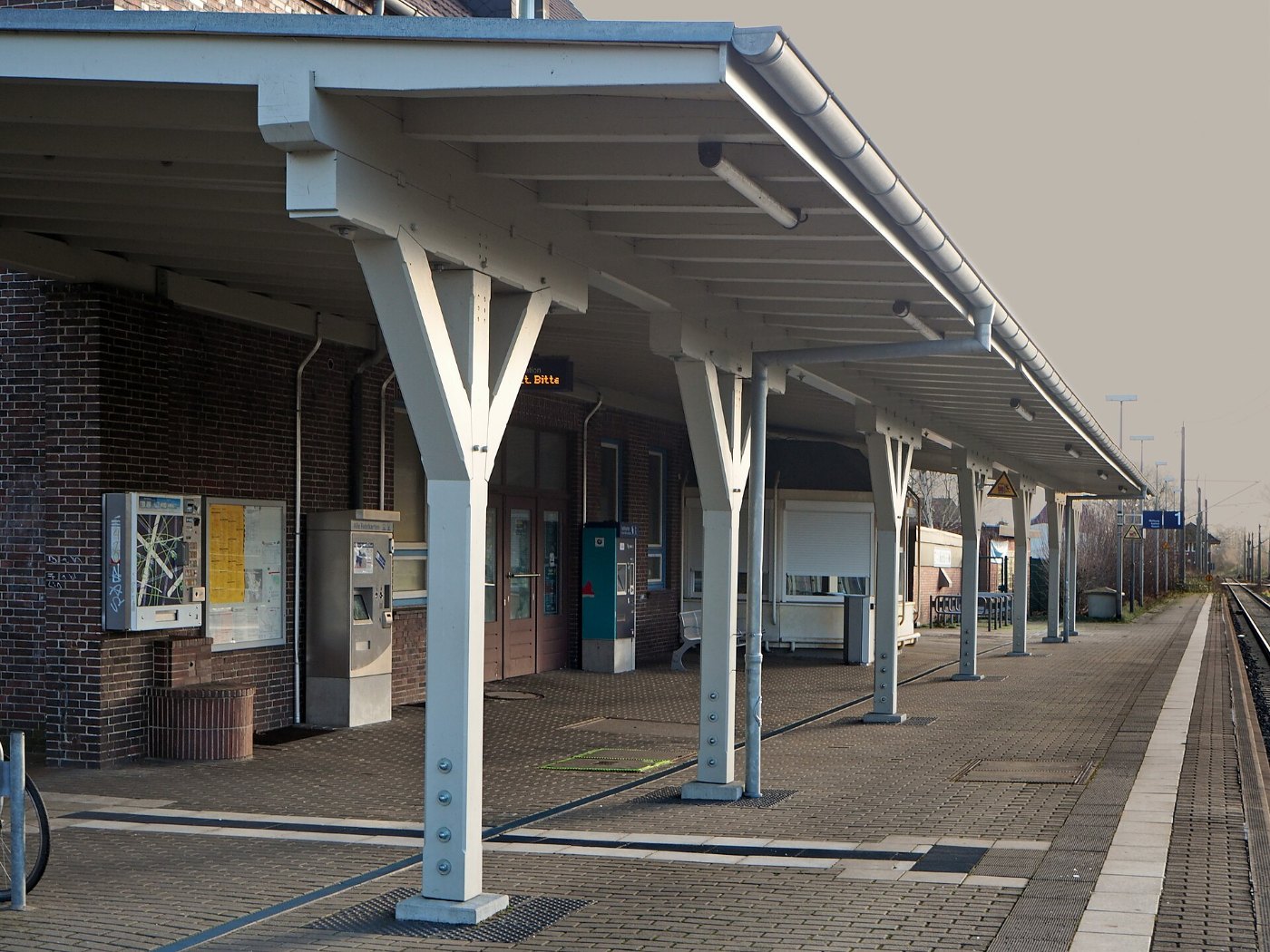 Glückstadt Bahnsteig
