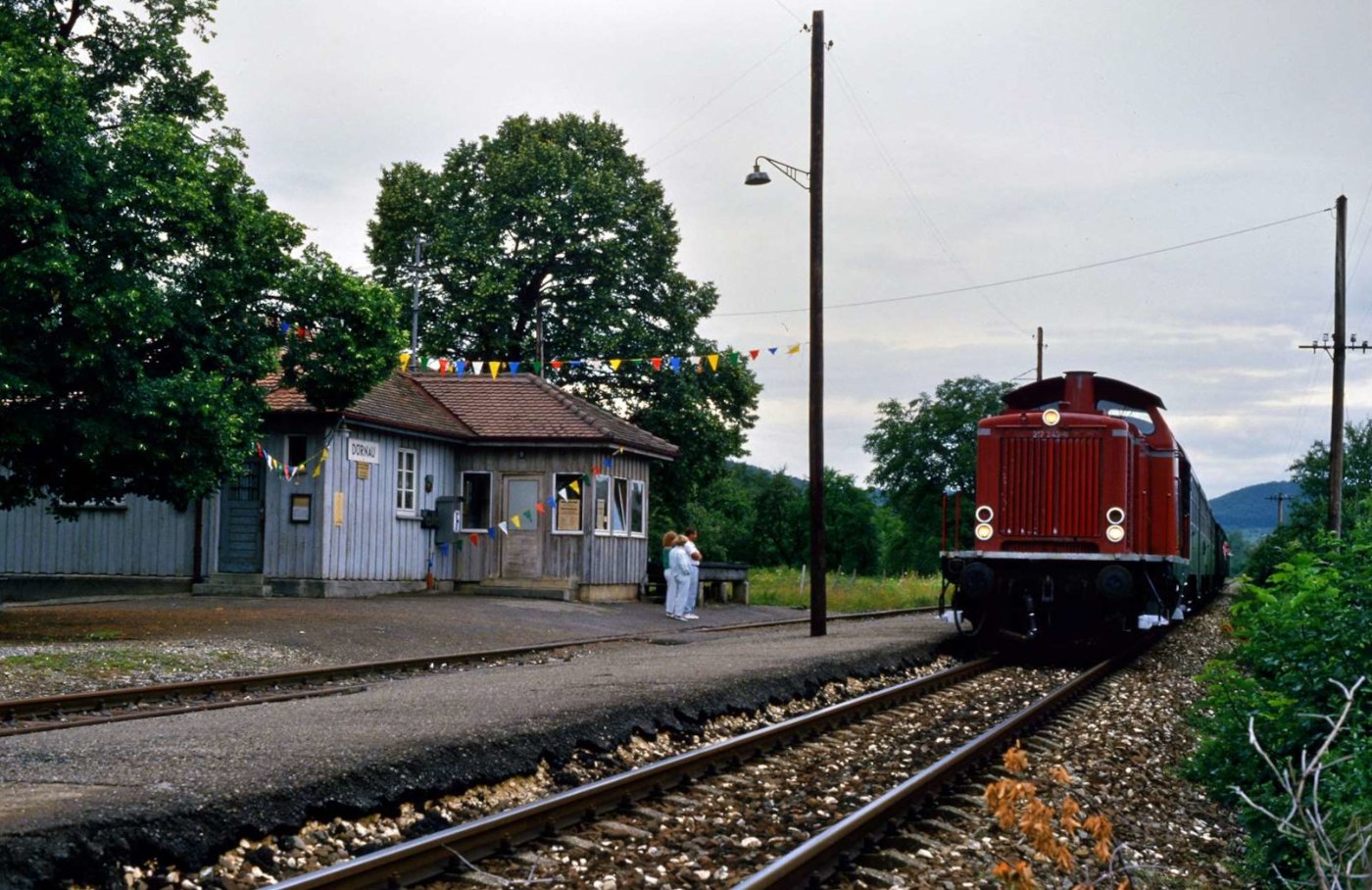 Bahnhof Dürnau der Voralbbahn Göppingen Boll