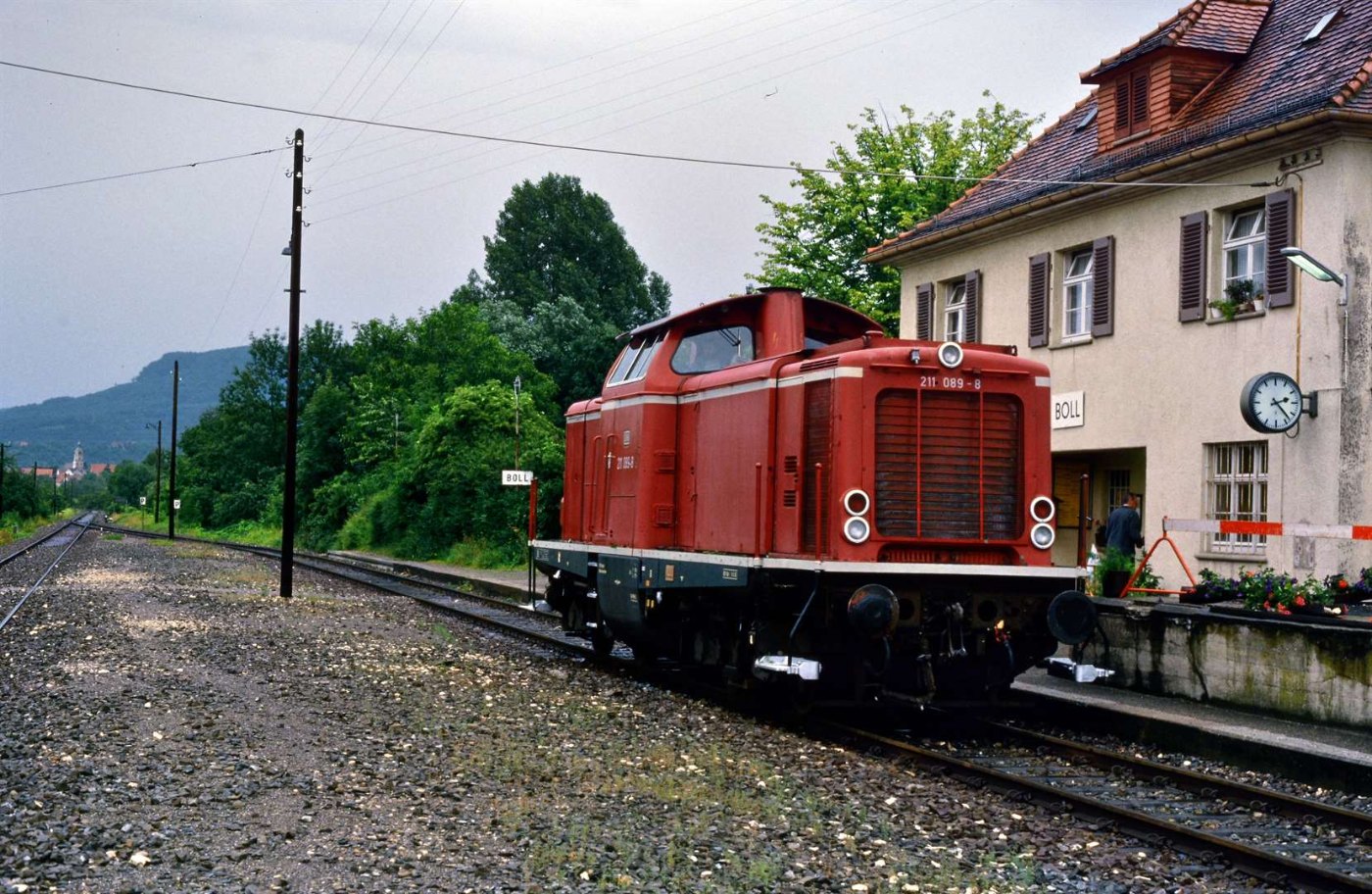 Rangierarbeiten bei der Voralbbahn Göppingen Boll