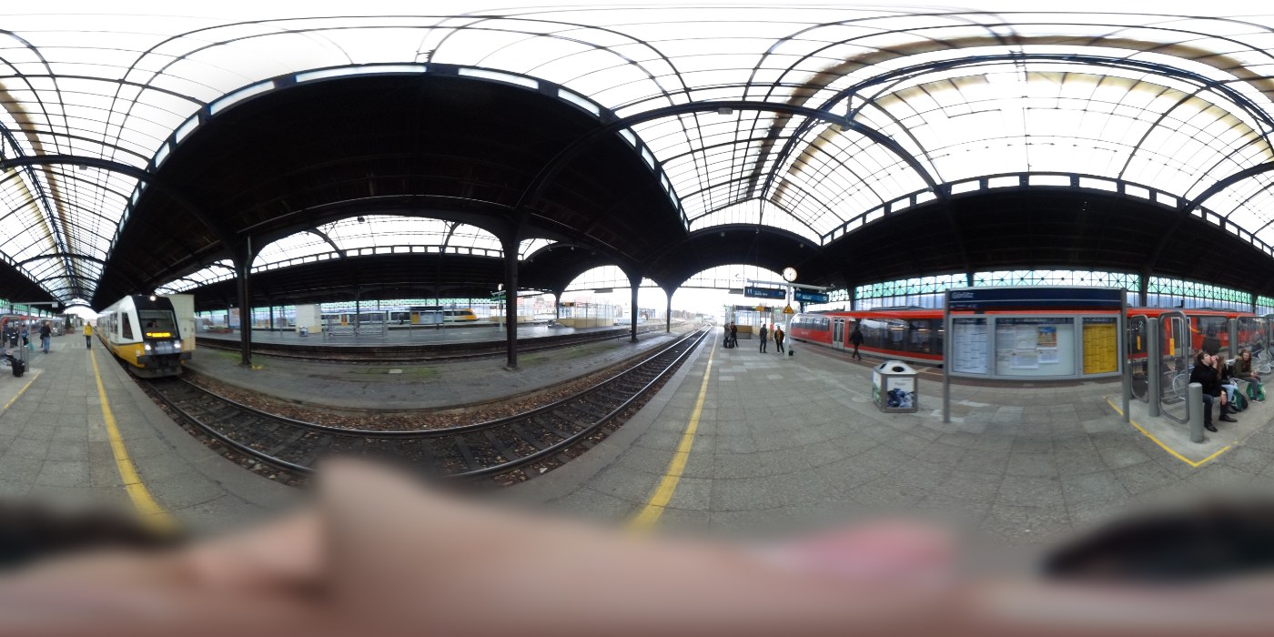 Panorama des Bahnhofs Görlitz
