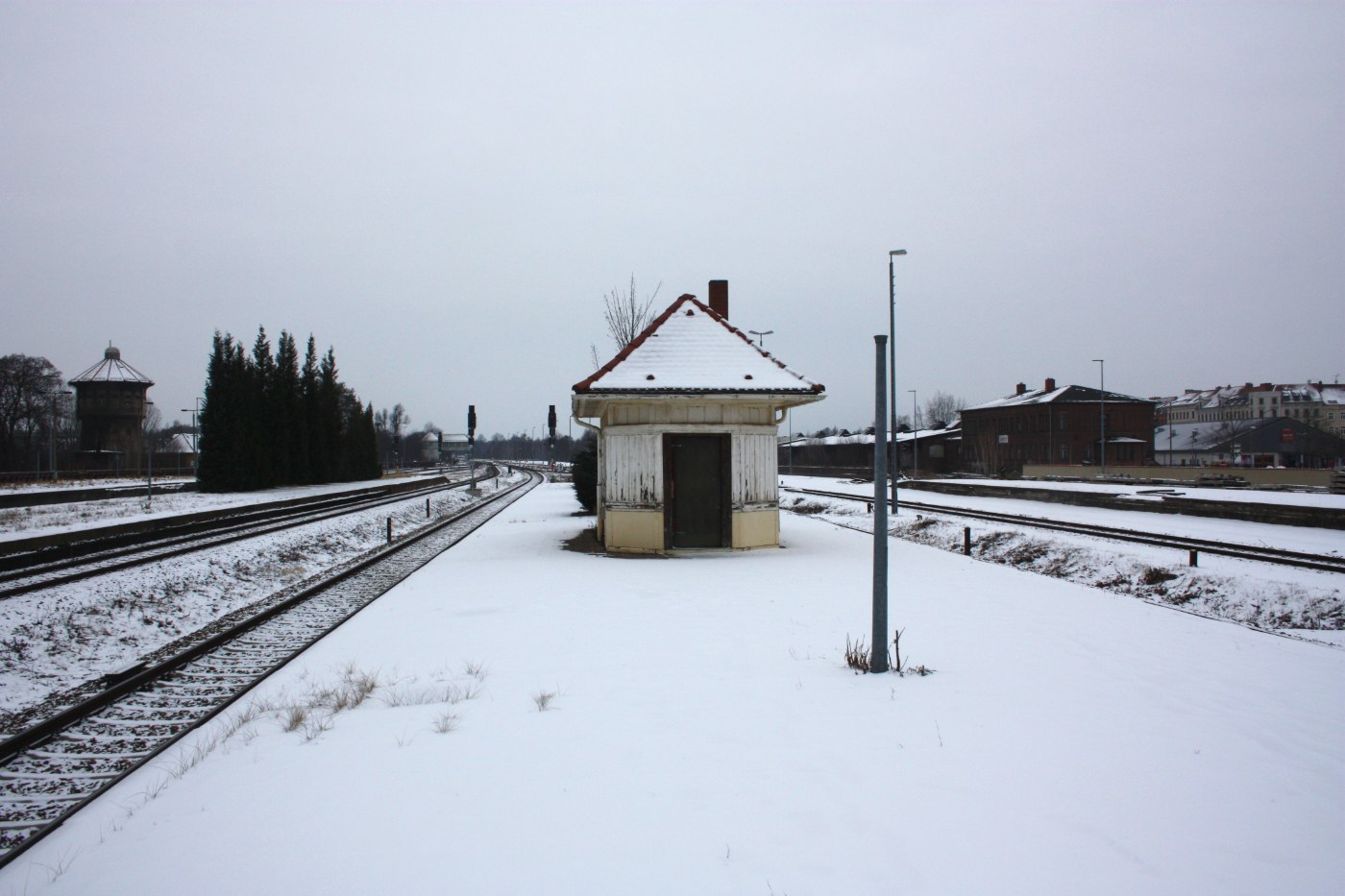 Bahnhof Görlitz, Seitenansicht