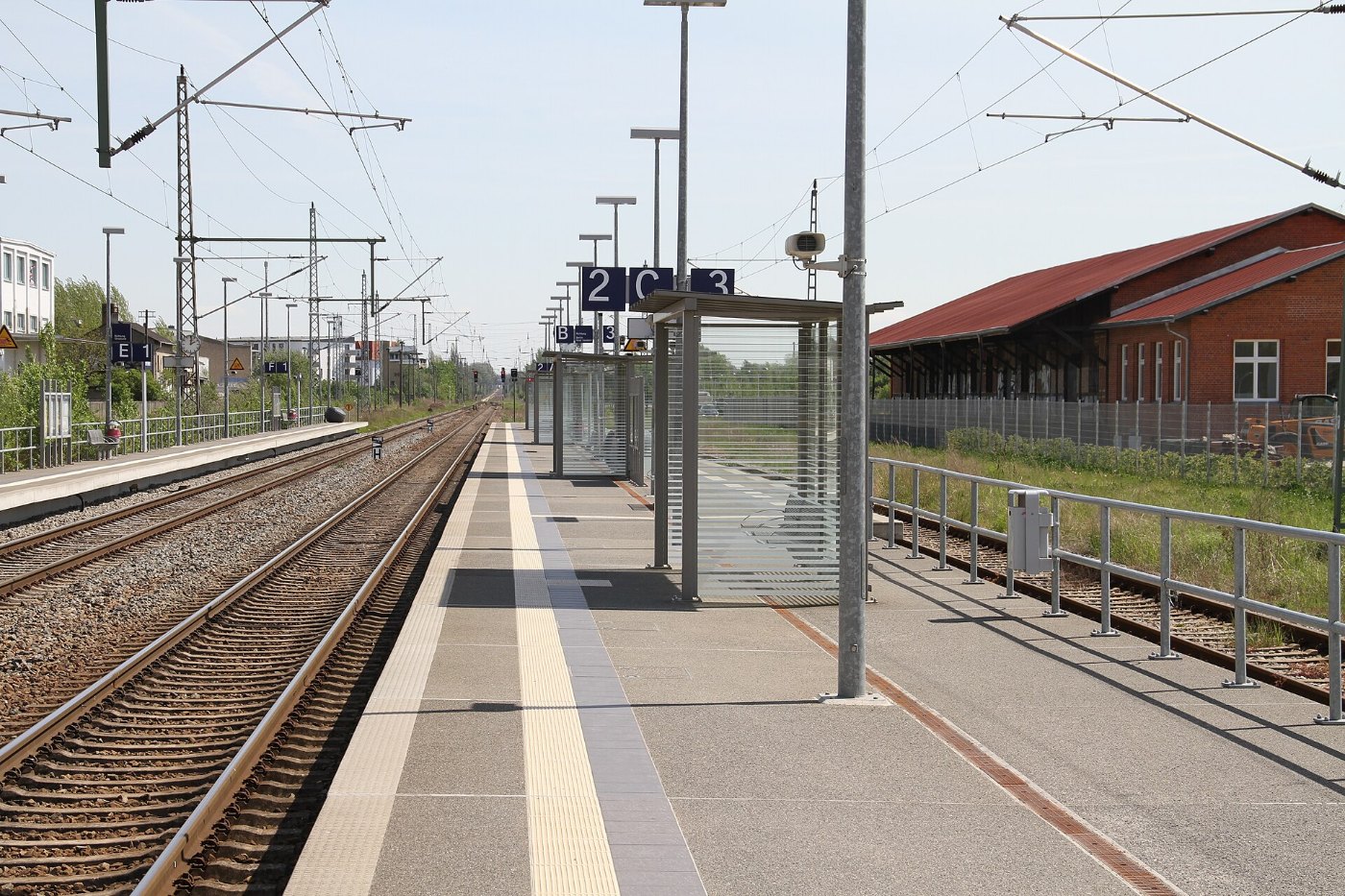Bahnhof Greifswald Gleis 2 und 3