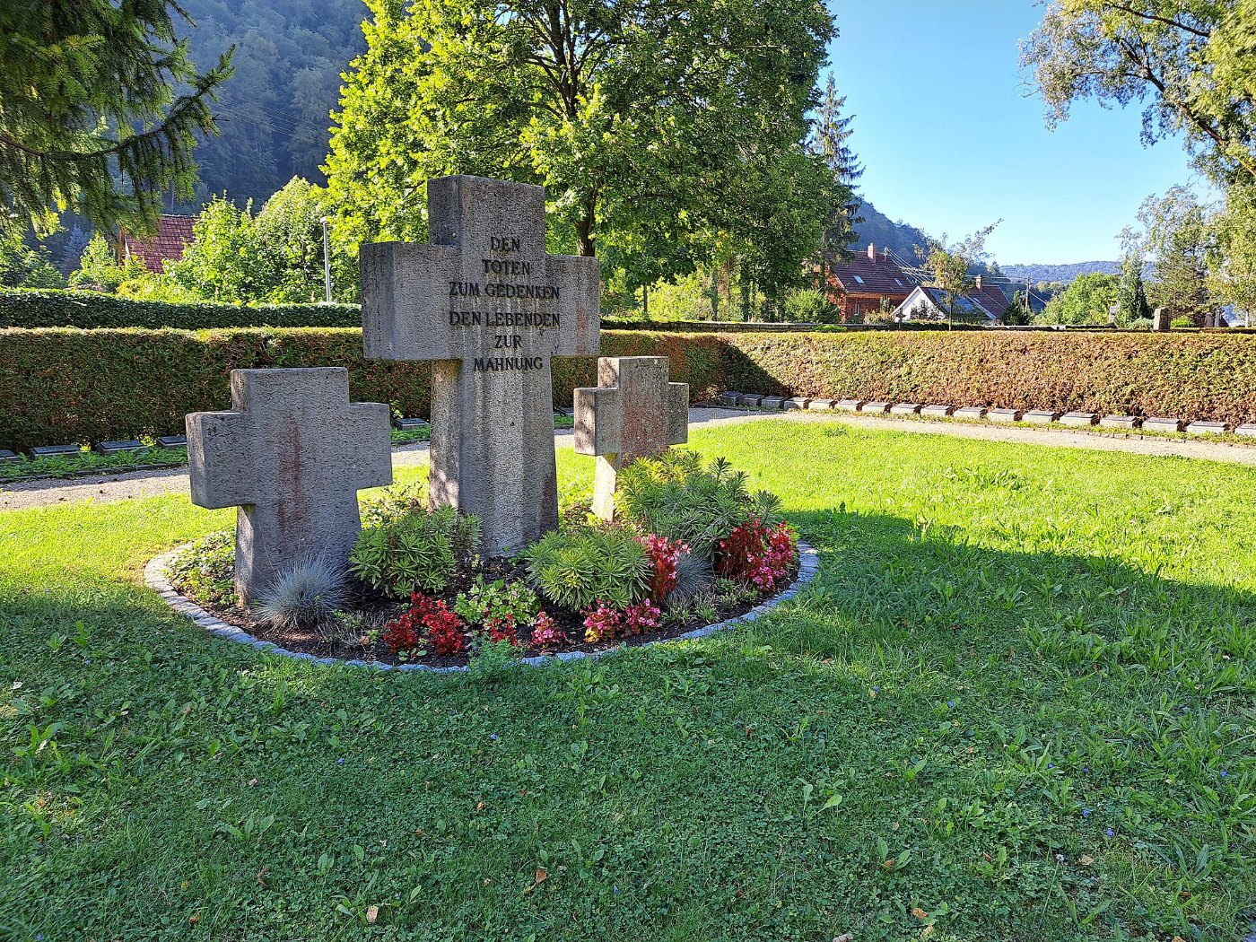 Gefallenendenkmal (Geislinger Friedhof), Rorgensteig, Geislingen an der