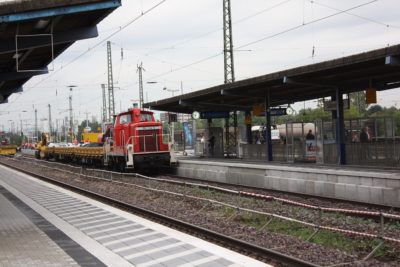 Bahnhof Gütersloh Renovierung Gleis 3