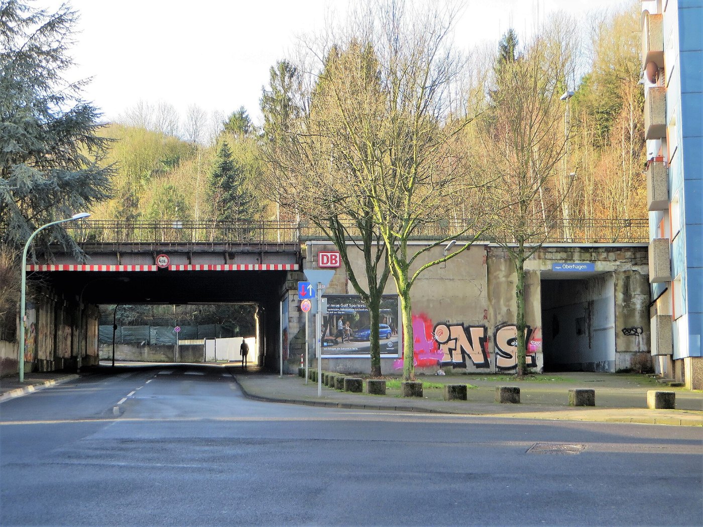 Hagen Oberhagen, Bahnunterführung