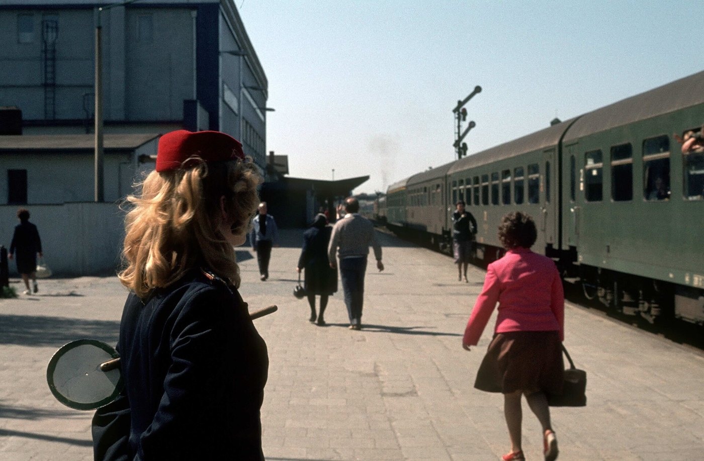 DDR 1980 05. DR Personal, Halberstadt Bhf. Deutsche Reichsbahn ( DDR ).