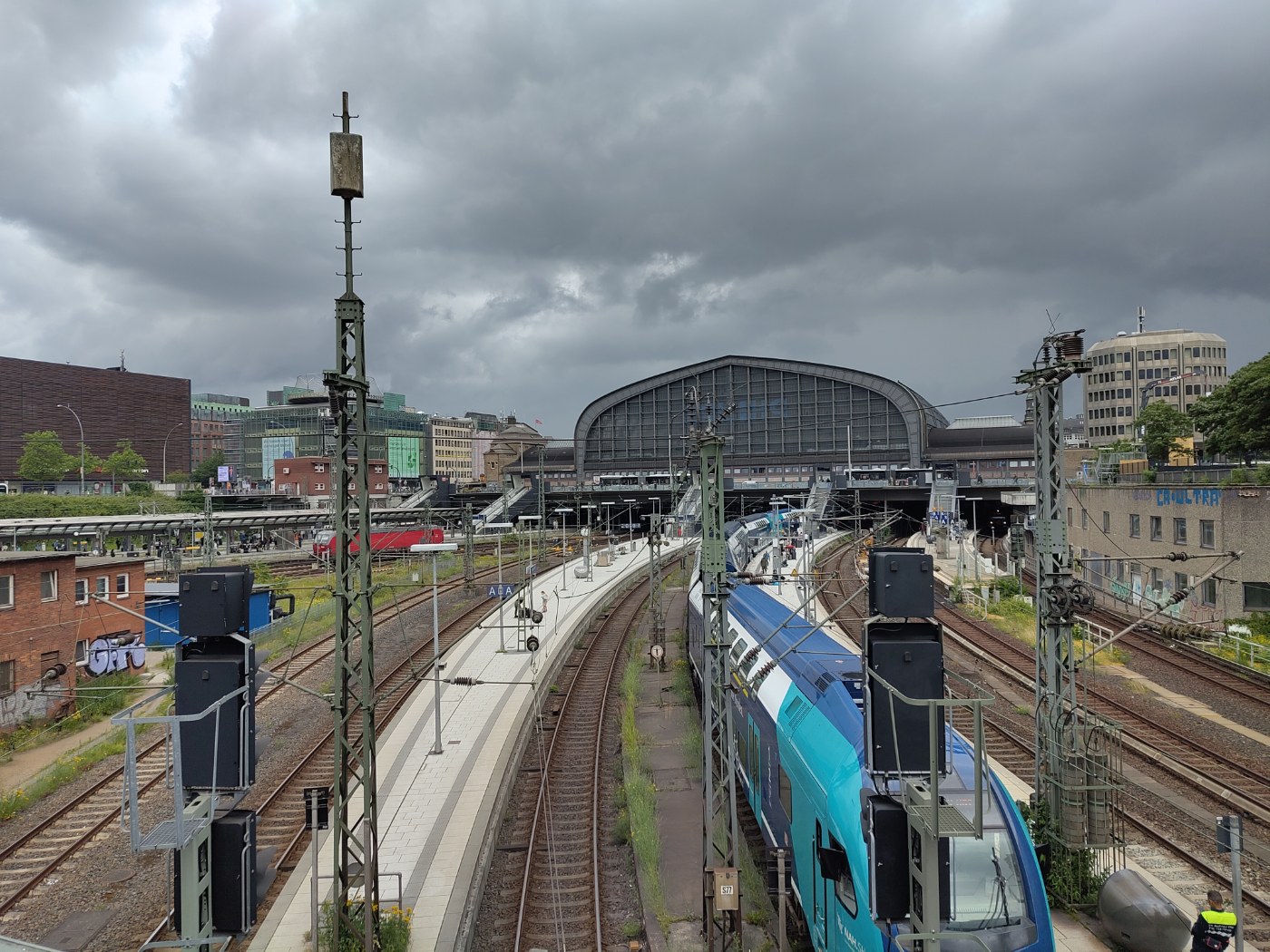 Ansicht des Hamburger Hauptbahnhofs