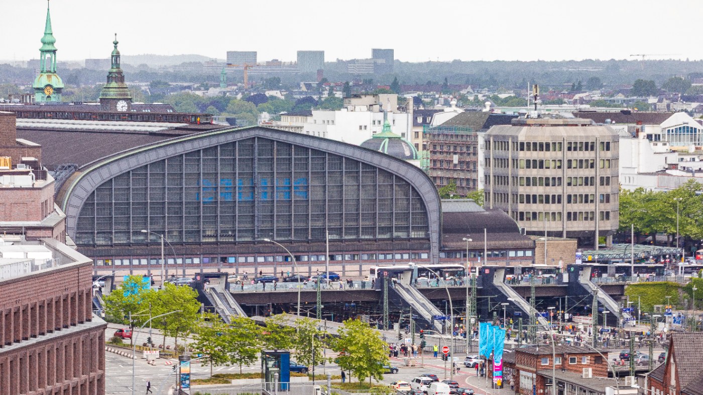 Südseite des Hamburger Hauptbahnhofs