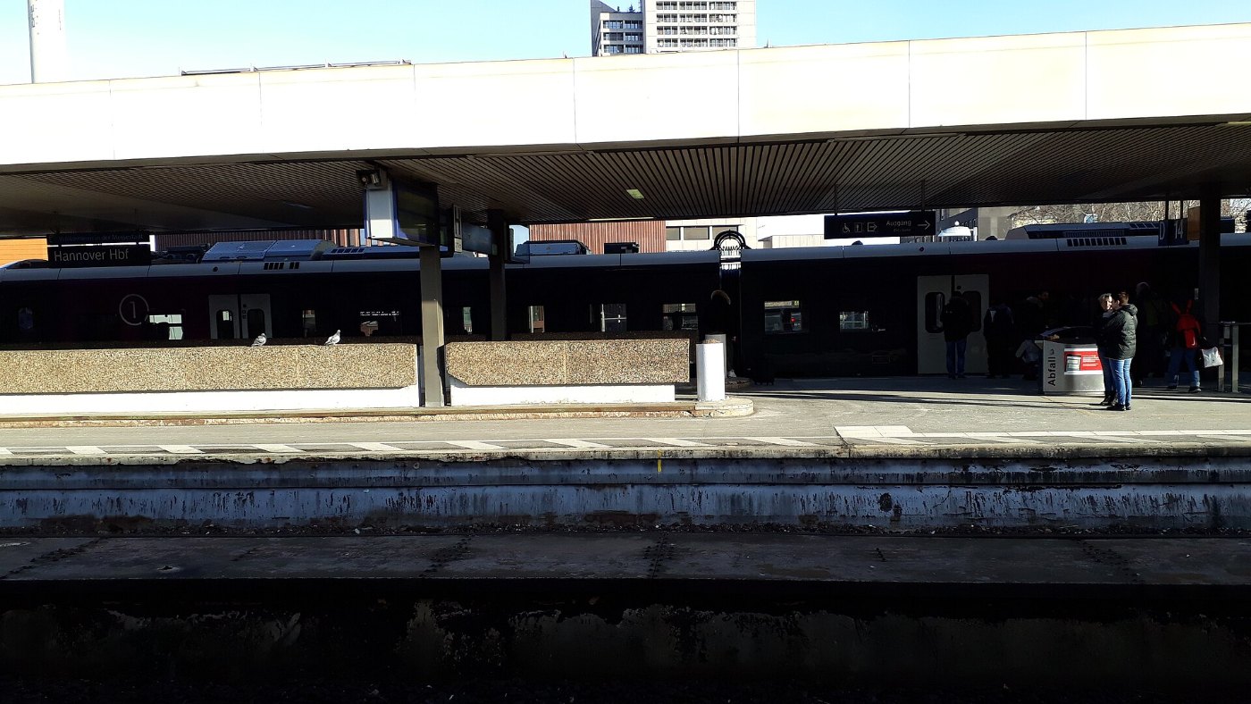 Hannover Hauptbahnhof am 19.1.2019 03
