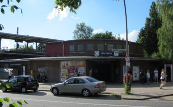 S Bahnhof Alte Wöhr in Hamburg Barmbek Nord