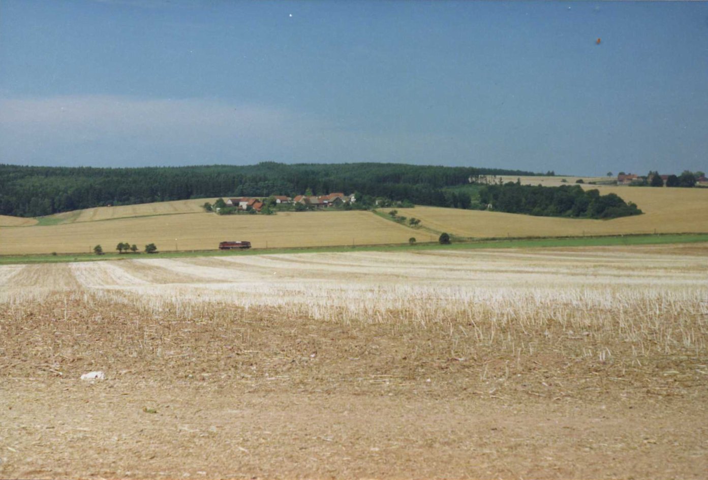 Thuringian Landscape Baureihe 132 Loco light engine near Bad Blankenburg