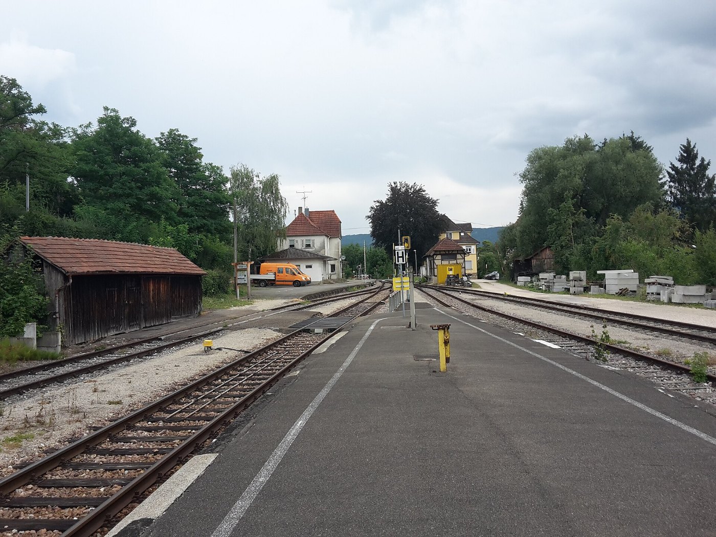 Bahnhof Hechingen Landesbahn IX
