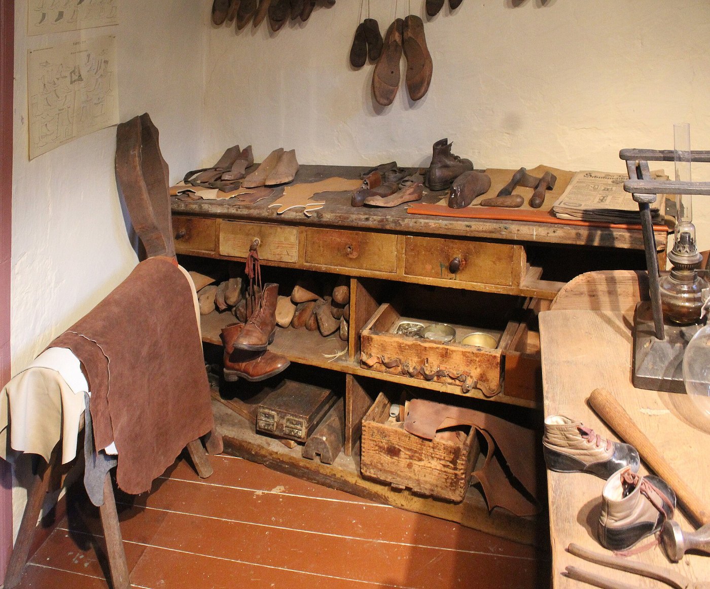 Haldensleben, Museum, Schusterwerkstatt