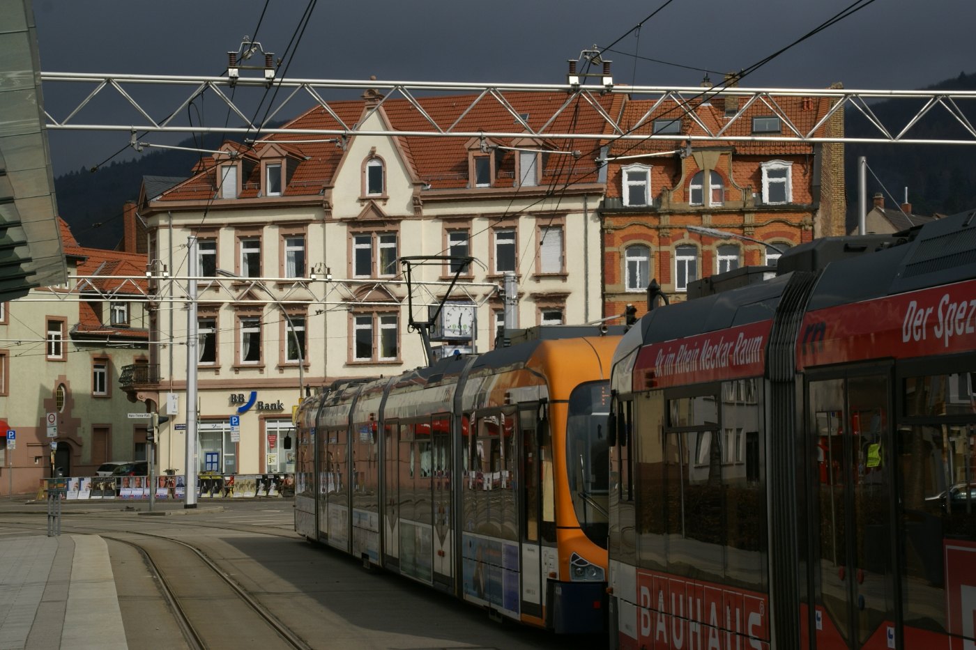 2013.03.10. OEG Bahnhof Heidelberg Handschuhsheim