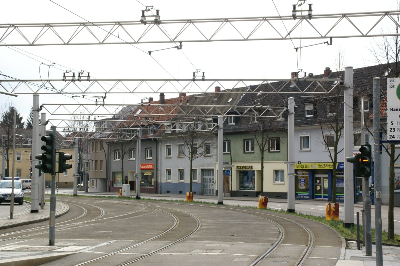 2013.03.10. OEG Bahnhof Heidelberg Handschuhsheim