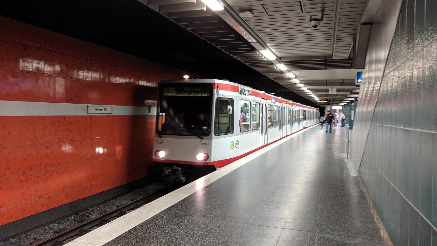 Stadtbahn Bochum U35 6016 Herne Bf