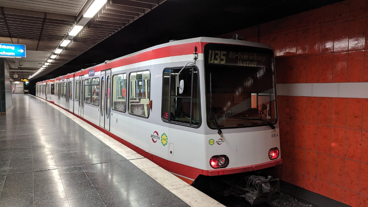 Stadtbahn Bochum U35 6016 Herne Bf