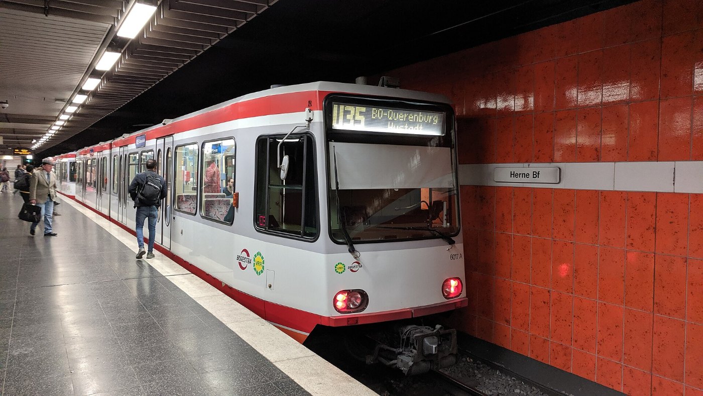 Stadtbahn Bochum U35 6017 Herne Bf