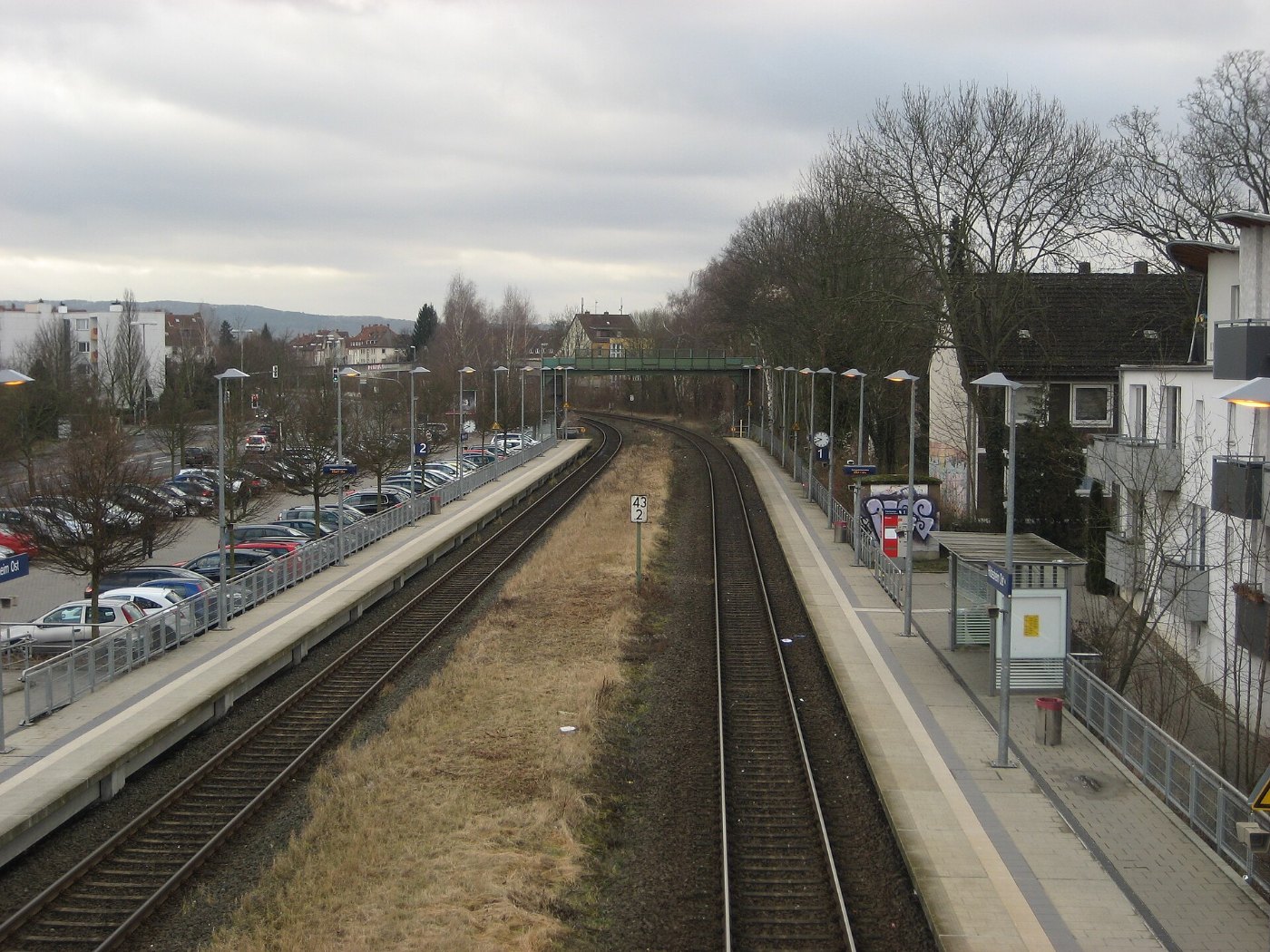 Bahnhof Hildesheim Ost, Bahnsteige