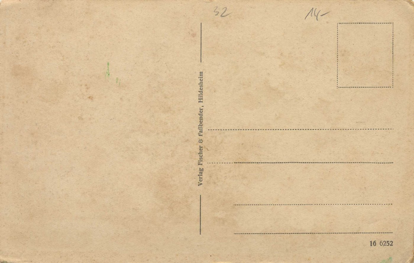 Hildesheim, Niedersachsen Kaiserliches Postamt am Bahnhof (back) (Zeno A