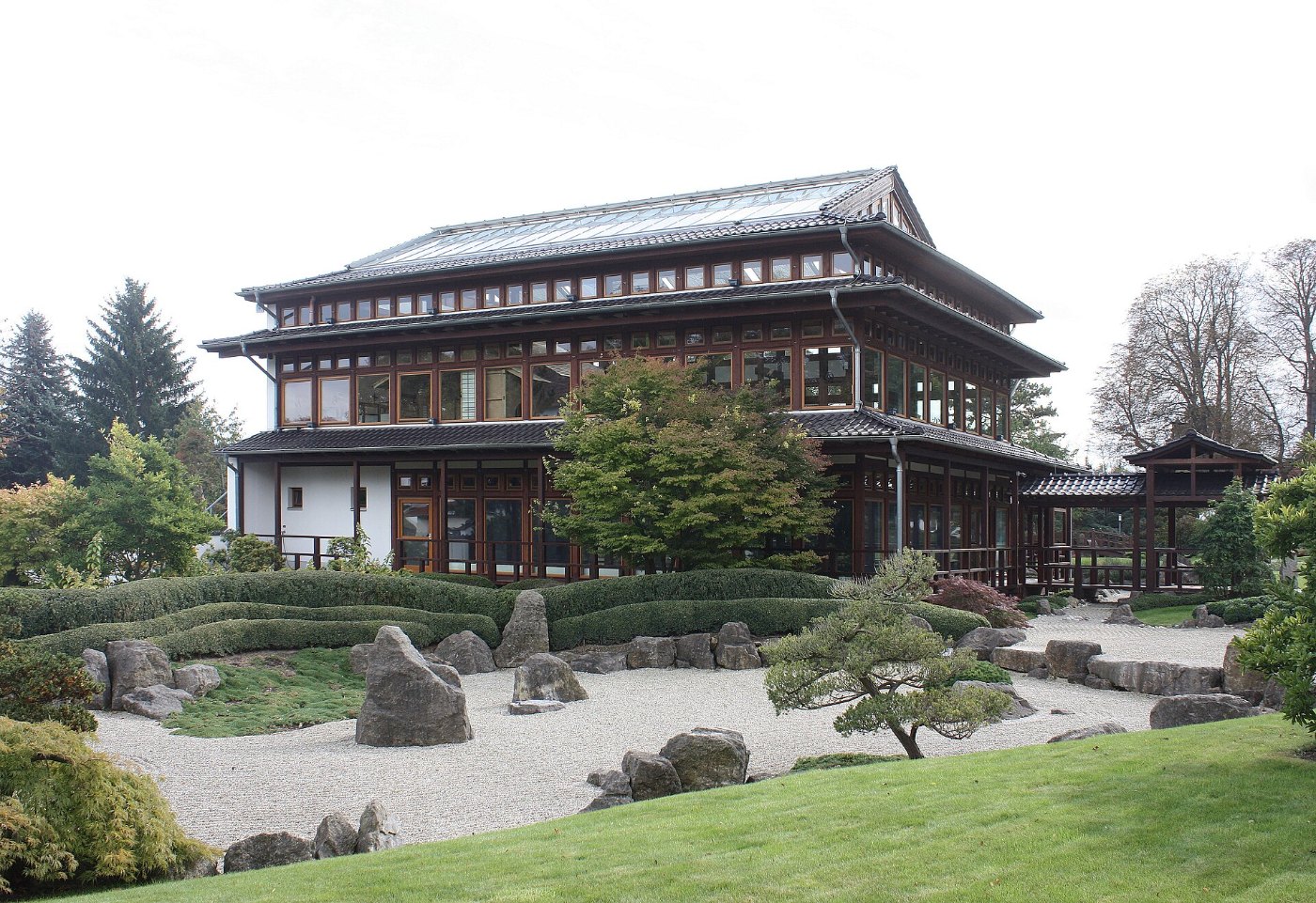 Bad Langensalza, japanischer Garten, Hauptgebäude