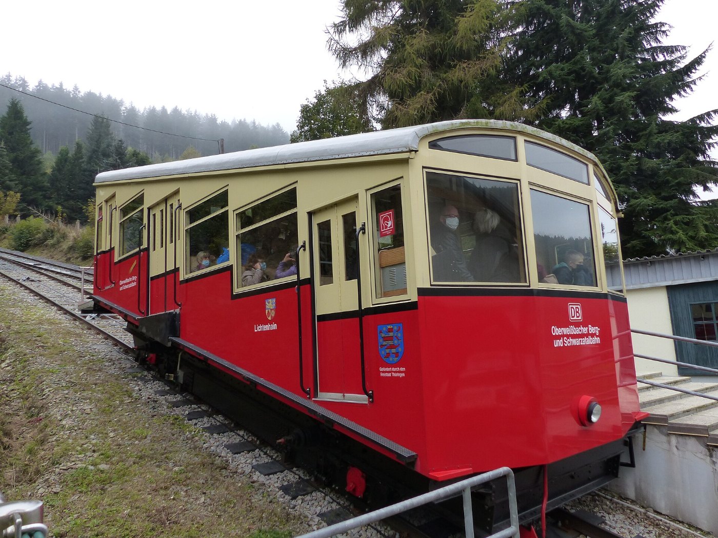 Seilbahnpersonenwagen Oberweißbacher Bergbahn 2021a