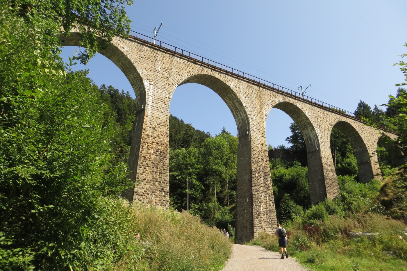 Die Ravennabrücke der Höllentalbahn