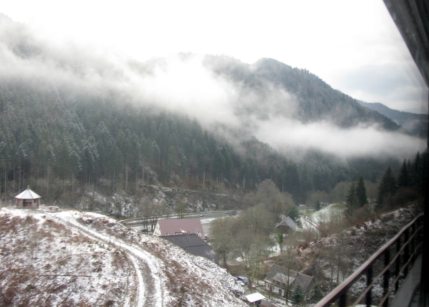 Höllentalbahn auf dem Ravennaviadukt bei Galgenbühl