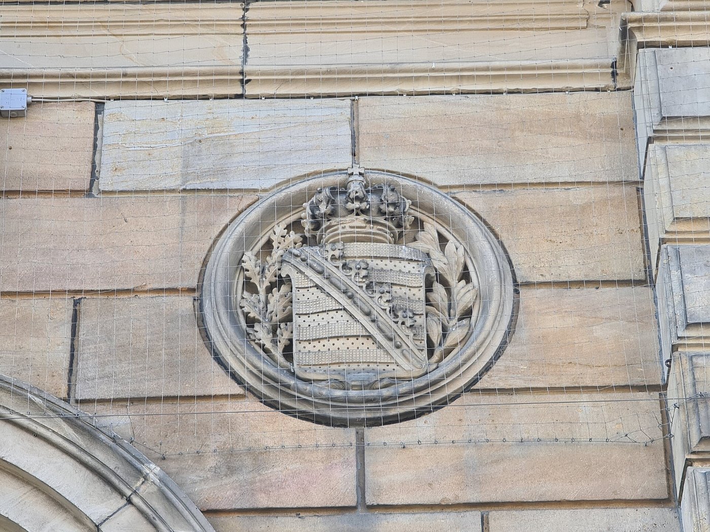 Wappen Sachsen Hof Hbf