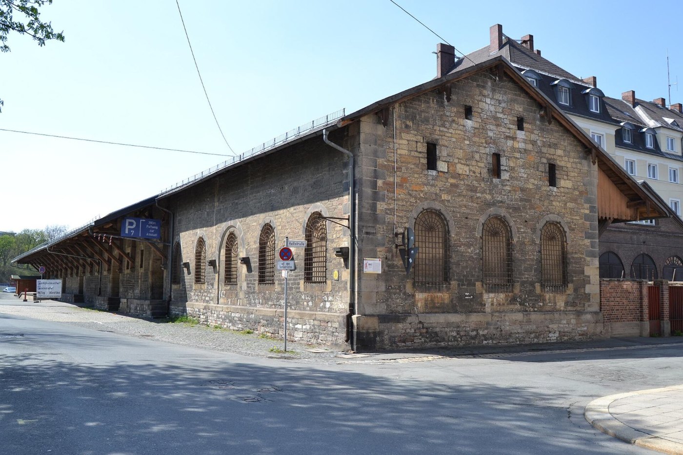 Alter Bahnhof Hof, bayerischer Gueterschuppen