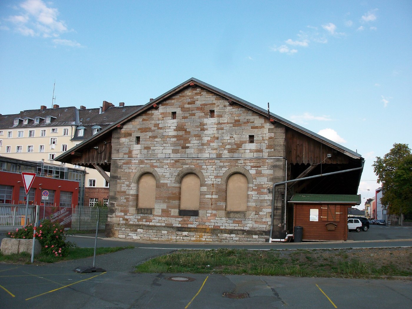 Alter Bahnhof Hof, bayerischer Güterschuppen (2)