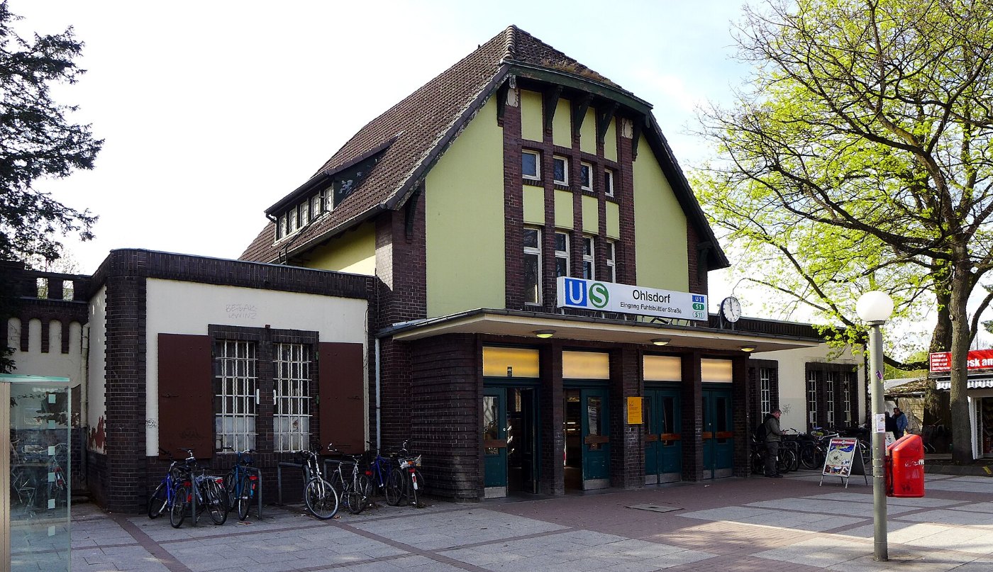 Bahnhof Hamburg Ohlsdorf, Empfangsgebäude