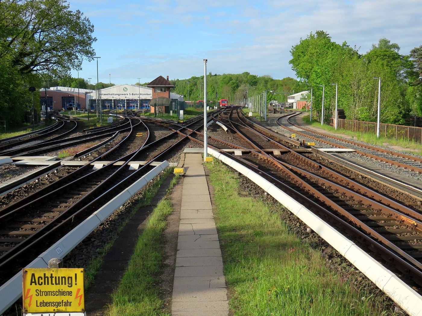 Bahnhof Ohlsdorf S Bahn Gleise (1)