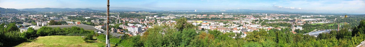 Homburg Saar Blick vom Schlossberg