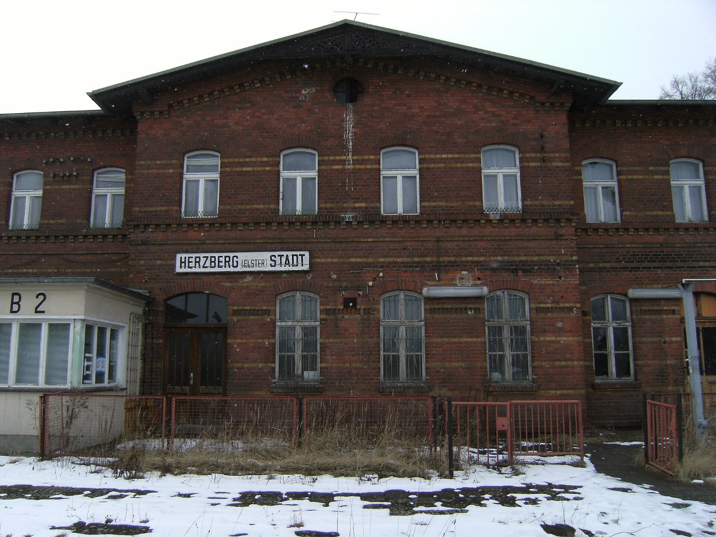 Bahnhof Herzberg (Elster) 2009 (Alter Fritz) 01